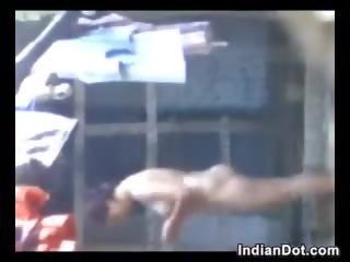 Sexually aroused Indian Aunty Fucking And Bathing