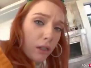 Redhaired deity наистина обича към получавам прецака от зад - pov-porn.net