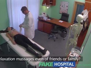 FakeHospital mistress with killer body caught on camera getting fucked