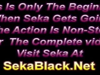 Seka tiene estado traviesa y un interracial médico persona es called en