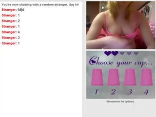 Very first-rate young damsel Plays The Omegle Game