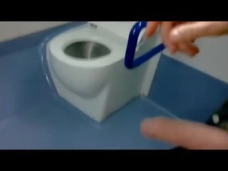 Giật công khai nhà vệ sinh