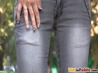 Completely Wet Jeans Wetting