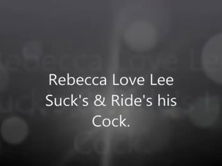 Rebecca dragoste sub vânt sucks & rides lui pula.