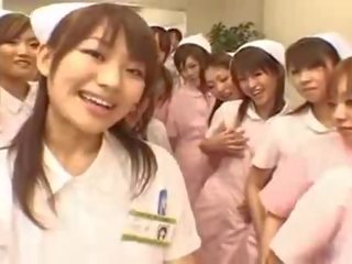 Asiatisch krankenschwestern genießen x nenn video auf top-