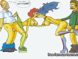 Famous toons family adult clip film